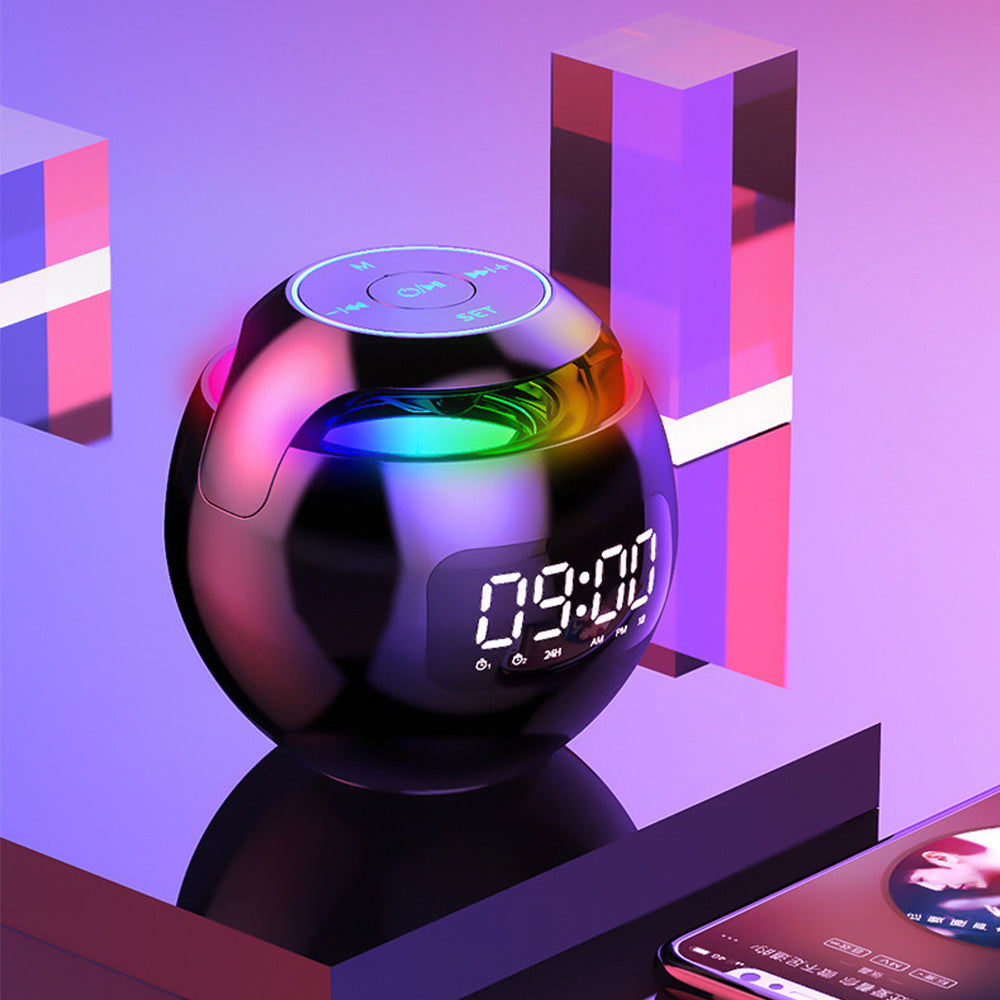 Bluetooth-compatible Speaker with Clock - Sky Fox Tech