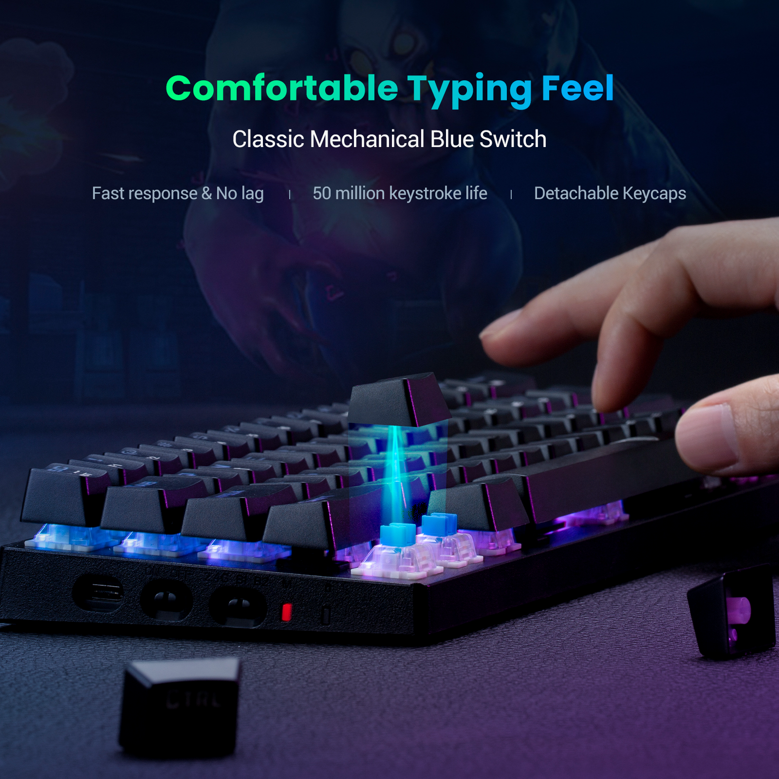 Mechanical Gaming Keyboard - Sky Fox Tech