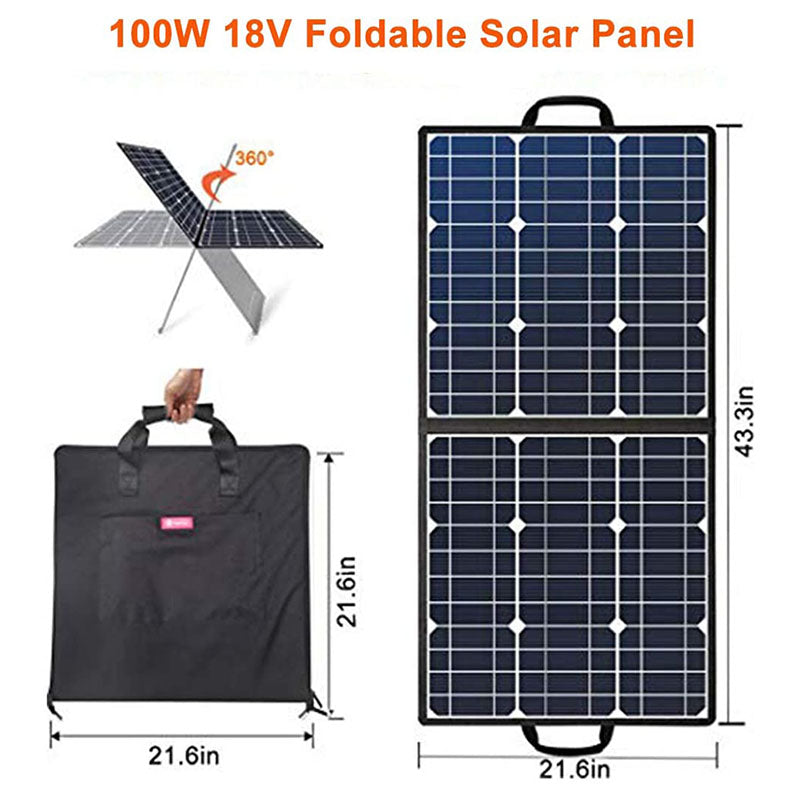18V Portable Solar Panel - Sky Fox Tech